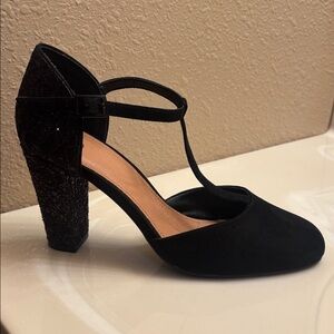 CP Eliza- Sparkle/Suede High Heels- size 8.5